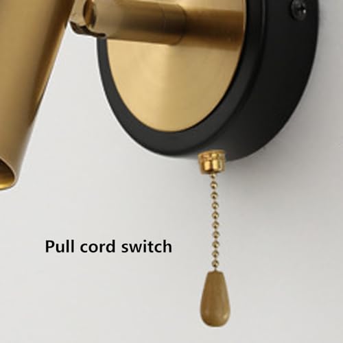 Aplique LED de pared con interruptor de extracción para evitar cables sueltos 4