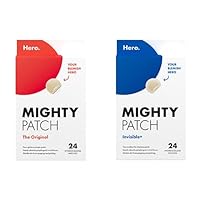 Hero Mighty Patch™ Bundle - Original & Invisible+ Pimple Patches, Hydrocolloid Acne Patches for Day & Night Use, Gently Absorbs Gunk, Spot Treatment for Blemishes & Zits (48 Counts)