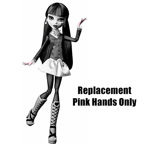 Replacement Parts For Monster High Frightfully Tall Ghouls Draculaura Doll - Dhc42 ~ Replacement Pink Hands #TOP3