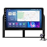 [El kit de cámaras de inversión] Nuestra radio de automóvil doble está equipada con HD, visión nocturna y cámara trasera impermeable con un ángulo de observación de 170 ° y soporta la cámara delantera y trasera. La imagen trasera se muestra automáticamente en una gran pantalla táctil cuando el vehículo está hacia atrás. Simplemente encienda la marcha inversa y el sistema encienda la cámara automáticamente para garantizar una visibilidad óptima en todas las condiciones climáticas