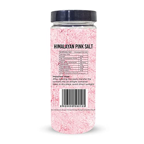 Image of Chef Urbano Himalayan Pink Salt 500g | 100% Pure & Natural | Mineral Rich Salt | Low Sodium | Packed with 84 Minerals | Jar Pack