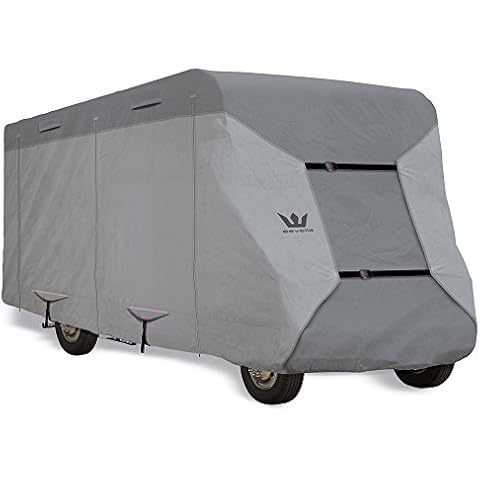 Eevelle S2 Expedition Class C RV Cover - Waterproof, Marine Grade, Heavy Duty, Durable - 21 - 22 ft - 23 - 24f ft - 25 - 26 ft - 27 - 28 ft - 29 - 30 ft - 31 - 32 ft Cover