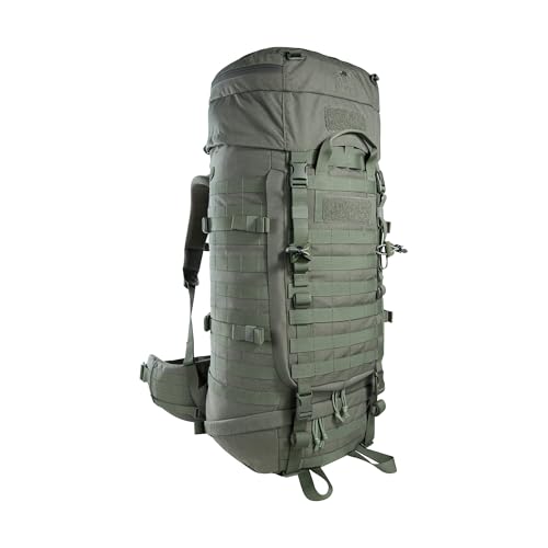 タスマニアンタイガー ベースパック60 FO フロントオープン Tasmanian Tiger Base Pack 60 FO Backpack 60l -75l (IRRストーングレーオリーブ8847.332)（Amazon）