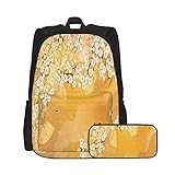 [Struktur] Schultasche: 1 Haupttasche mit großem Fassungsvermögen, die Lehrbücher, Bleistiftschachteln, Kleidung und andere große Gegenstände aufnehmen kann. Eine integrierte große Patch-Tasche bietet Platz für Schlüssel, Kleingeld usw. und zwei Netztaschen auf beiden Seiten können Wasserflaschen, Regenschirme, Federmäppchen: Es gibt 2 Zipper-Haupttaschen und es gibt keine Patch-Tasche in einer Haupttasche. Die andere Haupttasche hat 3 aufgesetzte Taschen und 5 Stiftpositionen.