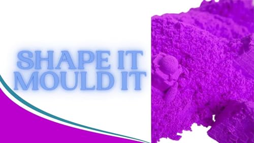 Image of Loty Store Active Sand 500g Purple for Kids - Natural Kinetic Sand Kit for Activity Toys | Soft Moving Sand Clay Toys for Boys Girls