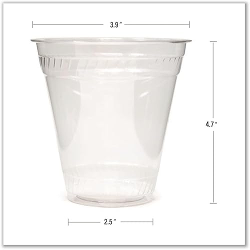 Miniatura 4 de Fabri-Kal GC16S Greenware Cold Drink Cups 16oz Clear 50/Sleeve 20 Mangas/Cartón