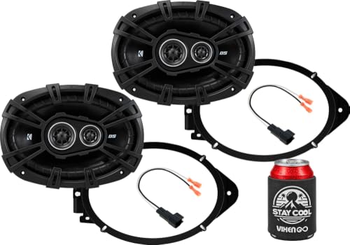 KICKER Colorado Front Door 6x9 Speaker Bundle
