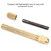 Jewelry Pin Vise,Double End Pin Vise,Precision Round Brass Double End Pin Vises 0-3 mm Capacity Jewelry Watch Tool & Wood Working 3.6
