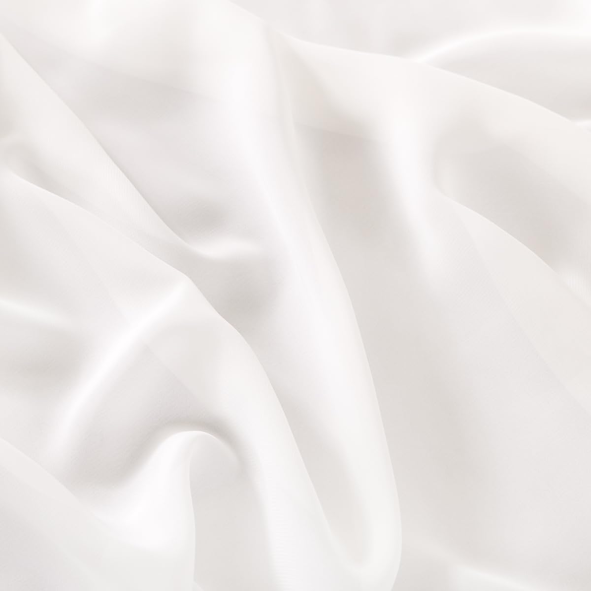 Ivory Chiffon Fabric by The Yard Continuous Sheer Arch Fabric 10 Yards
