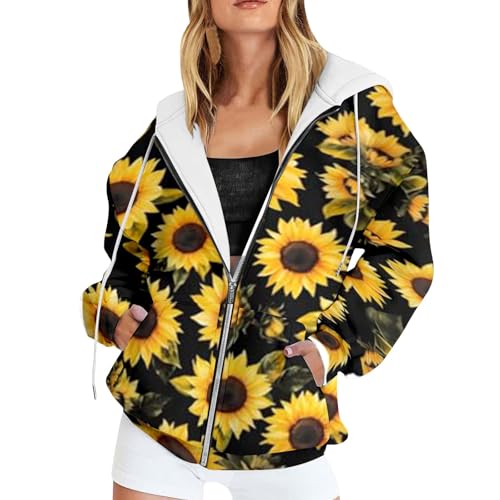 Sweat à capuche zippé homme femme veste polaire ample vêtement automne hiver