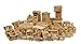Crystalbella Toy 1SET=34PCS Wooden Doll House Dollhouse Furnitures DIY Accessories Set