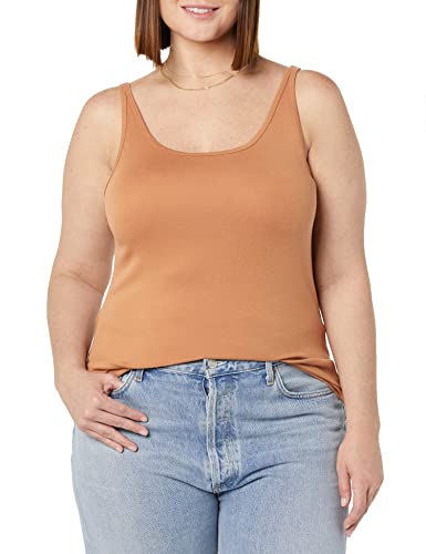 Image of Amazon Essentials Women's Slim-Fit Thin Strap Scoop Neck Tank Top