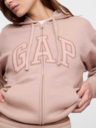 Image of GAP Women's Logo Hoodie Hooded Full Zip Sweatshirt