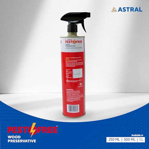 Image of Astral Pestofree Eco-Friendly Termite Killer 1Ltr | Protective & Preventive Formula for Termite, Borer & Insects | DIY Spray for Home, Office, Kitchen