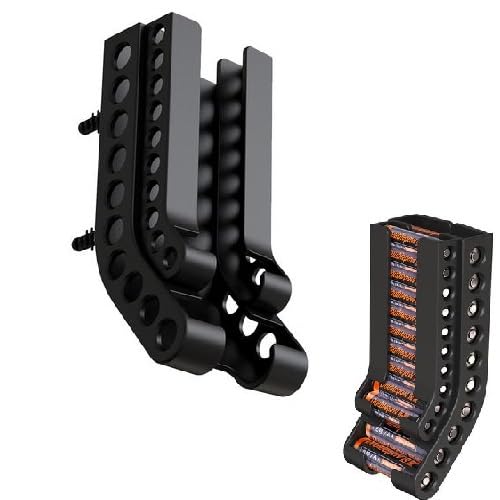 Wall Mount Battery Storage Organizer, AA/AAA Battery Dispenser Holder, Wall Mount Battery Container, Battery Holder Case, Wall Mount Battery Organizer