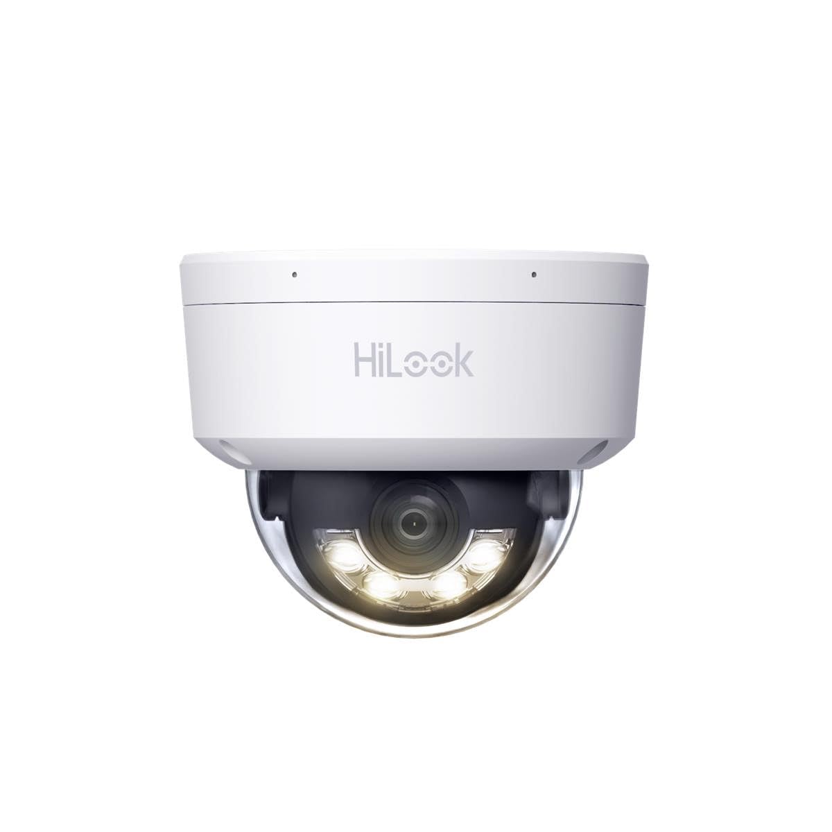 HiLook PoE IP Überwachungskamera aussen 4K 8MP ohne WLAN Nachtsicht IP67 | Livebild per App, Personen-/Fahrzeugerkennung, NVR-Einbindung und wetterfestes Gehäuse im Außenbereich