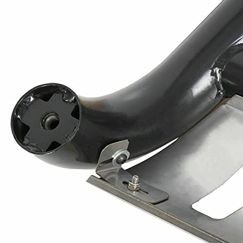 Boerlky Stainless Steel Grille + Powder Coated Bull Bar Push Bar Bumper Grille Guard For:1998-2004 Tacoma #TOP5