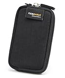 【富士登山で活躍】 小銭入れ コインケース コインホルダー ケース コーデュラ 財布 撥水 ミニ ポーチ [STREAM] (タフモデル（CORDURA仕様）, ブラック)