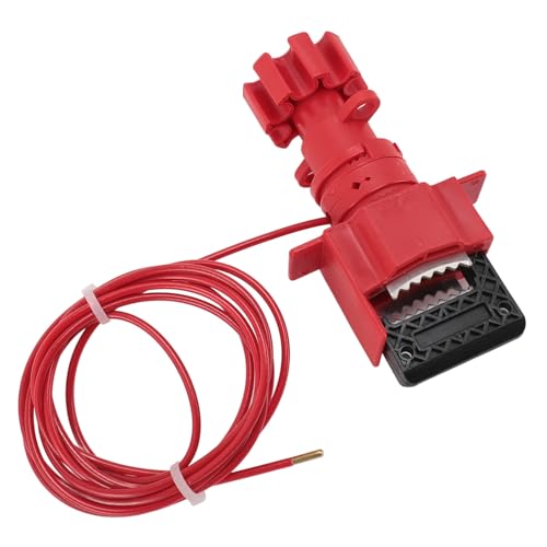 Ball Valve Lockout Device with Steel Cable Secure Locking Mechanism Ergonomic Design Suitable for Various Mechanical Equipment