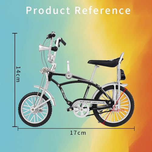 Jiahuade Mini Toy BMX Finger Bicycle - Miniature Metal Mountain Bike Model (O), 17 centímetros - Image 2