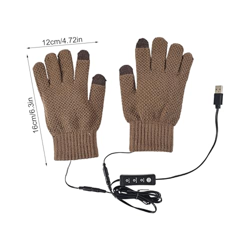 Guantes térmicos motocicleta calefactables USB unisex 5