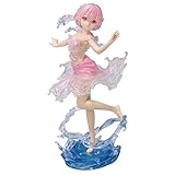 YLEAFUN Ramu Figurine Anime RE:0 Statue en PVC Modèle Robe Personnage REM 24 cm Figurines Anime Chambre à coucher Décoration de table