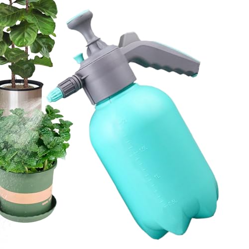 Pequeño Pulverizador De Bomba - 2 litros Botella Rociador para Riego - Boquilla Ajustable Mochila Fumigadora Portátil Multiusos para Jardín Césped Interiores Y Coches