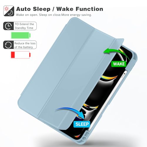 Funda para iPad Pro de 13 pulgadas M5 M4 con soporte de Pencil Pro 5