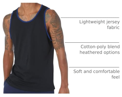 Image of Amazon Essentials Men's Regular-Fit Sleeveless Tank Tops