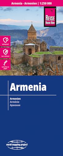 Reise Know-How Landkarte Armenien / Armenia (1:250.000): reiß- und wasserfest (world mapping project)