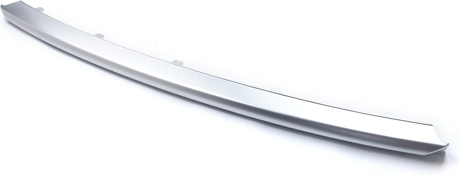Silver Front Bumper Middle Air Deflector Spoiler Lower Moulding Trim Compatible with Range Rover L322 2010 2011 2012 LR024324