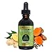 Turmeric Ease - Liquid Turmeric Curcumin with Black Pepper & Ginger Extract, High Potency Organic Drops for Joint Pain & Inflammation Relief, 1243mg - 2oz