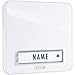 Produktbild PK KTA-1 W M-e modern-electronics KTA-1W Klingelplatte mit Namensschild 1fach Weiß 12 V/1A