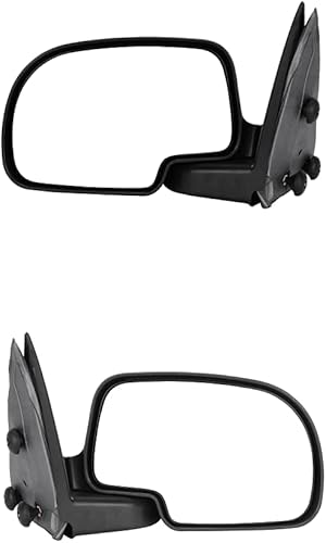 YITAMOTOR Espejos de remolque compatibles con Chevy GMC 99-06 Silverado Sierra (07 Classic solamente), Chevy Tahoe Suburban 1500 2500 GMC Yukon XL,