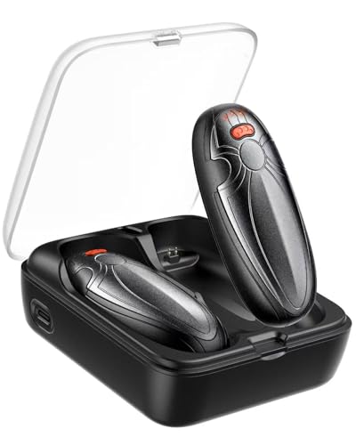 AI Hand Warmers Rechargeable 2 Pack, 4000mAh Hand Warmers with 10000mAh Charging Case, 60Hrs Long Heating Electric Hand Warmer,Pocket Hand Warmer for Christmas,Camping,Hunting