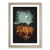 Dimensiones: el tamaño de la impresión es de 59 x 42 cm y las dimensiones del marco son de 62 x 45 cm.
