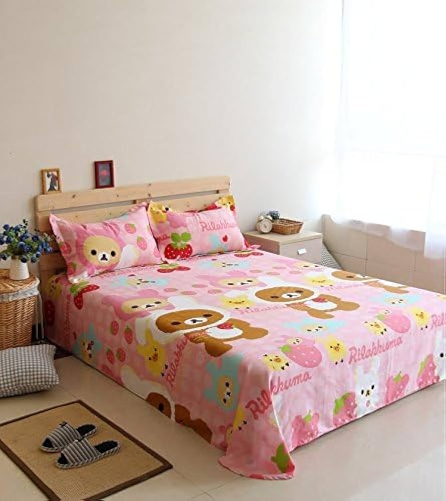 Amazon.co.jp: LELVA リラックマパターン 寝具キルト/掛け布団