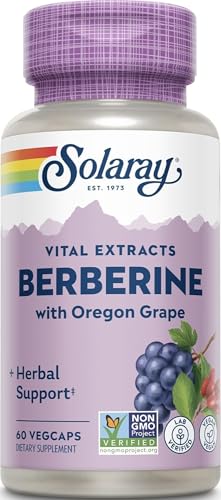 Solaray, Berberine root extract ( extracto de raíz de agracejo ), 60 cápsulas veganas