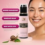 Snail Mucin Serum 100ML, 97% Snail Secretion Filtrate with Hyaluronic Acid, Power Repairing Essence, Dark Spot Remover, Korean Skincare, Hydrating Serum for Face, Eye, and Neck - Image 4