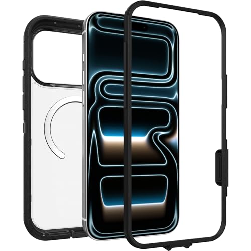OtterBox Defender ProXT MagSafe Hülle, iPhone 18/17 Pro Max, Transp/Schwarz – Ansicht 3