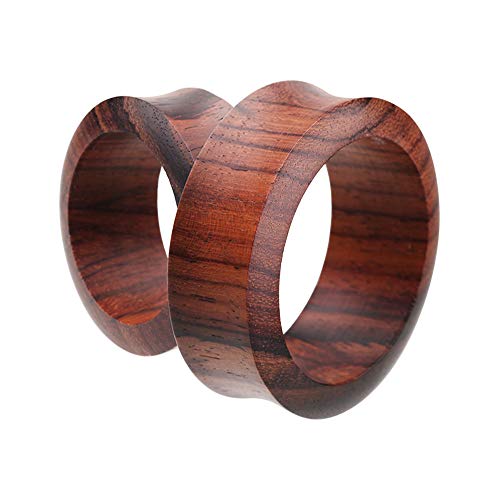 Covet Jewelry Supersize Sono Wood Double Flared Eyelet Ear Gauge Plug (1-1 2  (38mm))