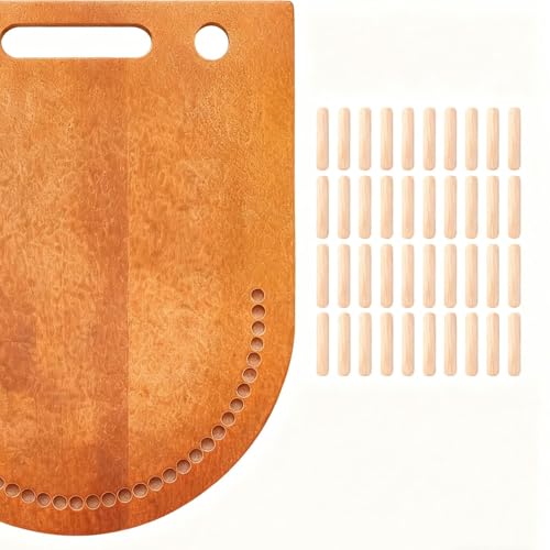 Kit de fabricación de pulseras de amigos y accesorios de madera para tejer multi-cordón 7