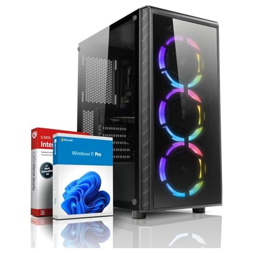 shinobee Gaming PC Intel Core i7 4790 (8 Threads, 4 GHz) - 32 GB - 1 TB SSD - GeForce GTX 970 4 GB GDDR5 - Windows 11 Prof - WLAN - Gamer PC Computer Rechner - #8391