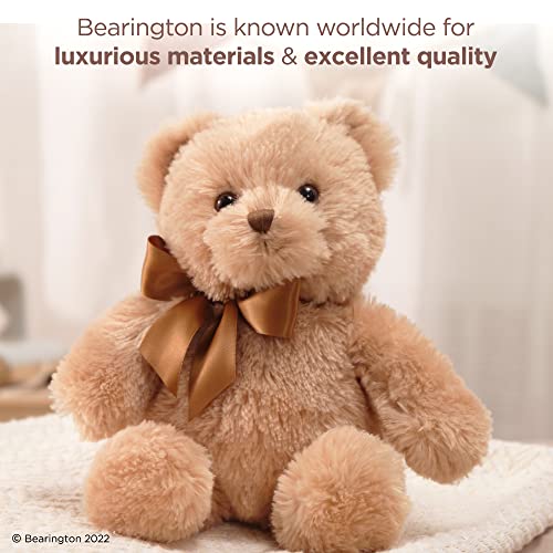Bearington Lil’ Honey Plush Teddy Bear: Classic Collection Hand-Sewn 12-Inch, Light Brown Stuffed Bear, With Plush Fur And Premium Fill Detail; Great Birthday For Kids Of All Ages #TOP3