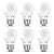 Simba Lighting LED A15 Refrigerator Light Bulbs (6-Pack) 4W 40W Replacement Small for Appliances, Freezers, Ceiling Fans, 120V, E26 Standard Medium Base, Frosted Cover, Not Dimmable, 3000K Soft White