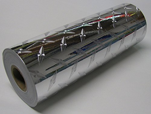 Diamond Plate Sign Vinyl, Self-Adhesive (8 inch x 40 ft)