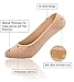 No-Show Socks for Women,Thin Low Cut Socks Loafer Liner Anti Slip Heel Beige,6 Pack_beige Socks,One Size