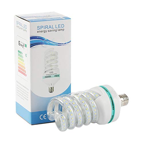 Spiral Led Light Bulb, 200W Equivalent Led Bulb,24W Cfl Replacement Light Bulb, Daylight White 6000K, E26 Base, 2500 Lm, Not-Dimmable, For Photo Light,Warehouse,Garage Lighting, Barn, Patio, 2 Pack #TOP3