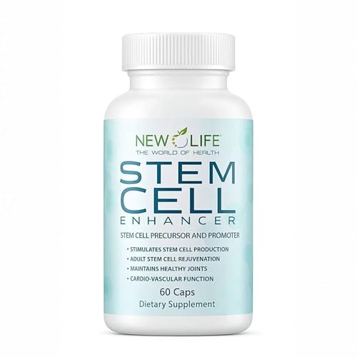 New Life Stem Cell 875mg, Anti Aging, Stem Cell Promoter, 60 Capsules 60 Capsules