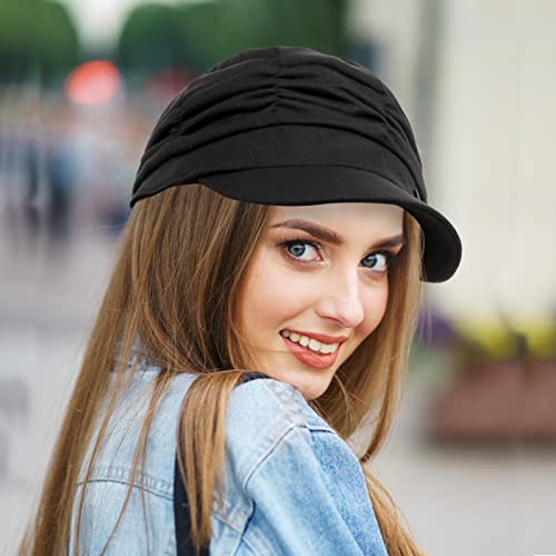 Colorsun Women Newsboy Soft Cotton Cabbie Cap Beret Hats Baseball Cap Painter Visor Hats #TOP6